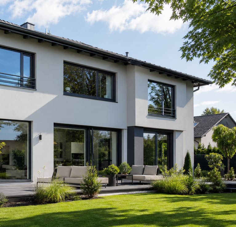 Moderne energieeffiziente Fenster und Fördermittel