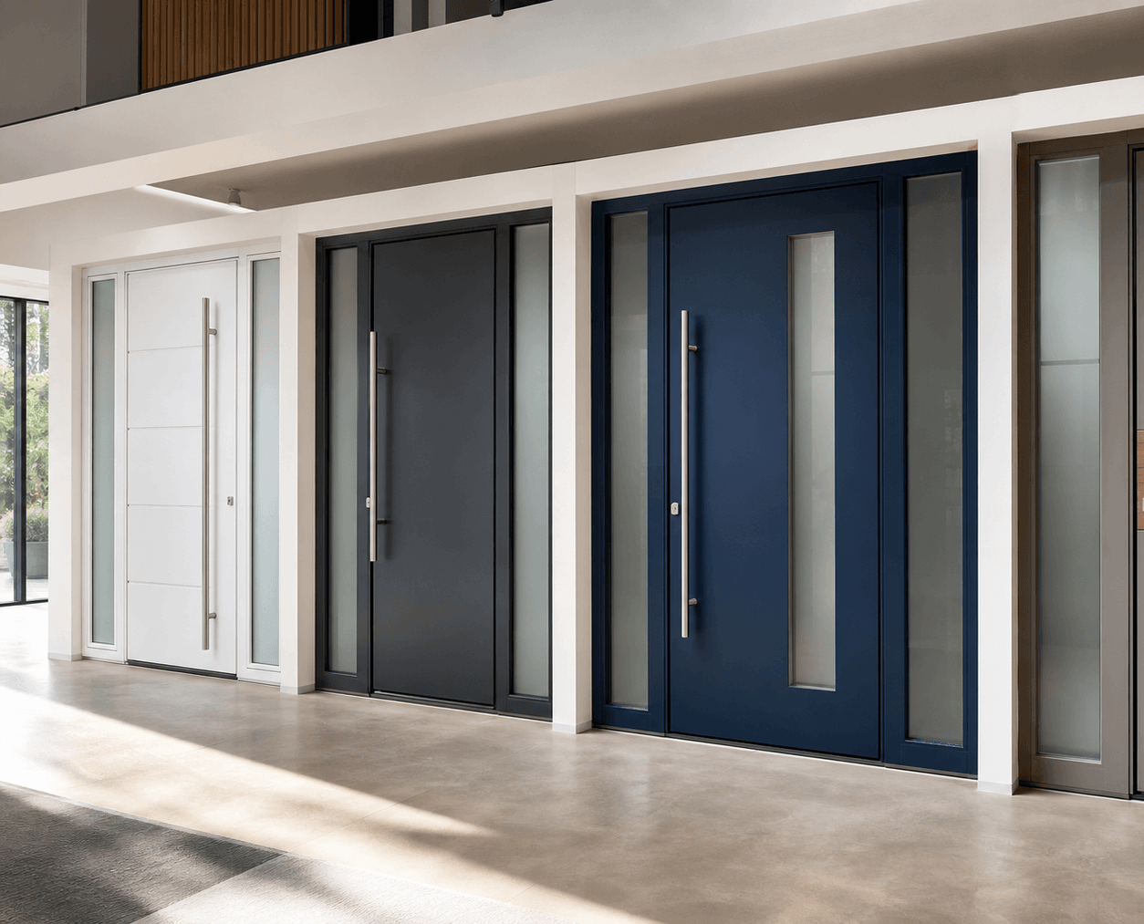 Moderne Haustüren in verschiedenen Designs